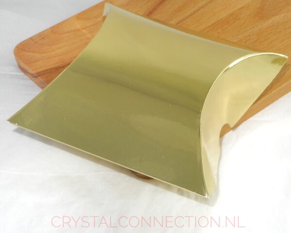 cadeau-verpakking-gevouwen Magische obsidiaan sneeuwvlok Blije Kei