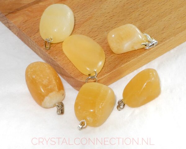 calciet-oranje-hanger-groot Calciet druppelhanger