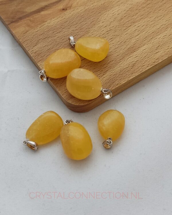 calsiet-hanger-zilv-oogje Calciet hanger