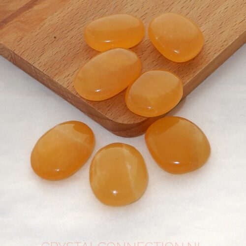 calsiet-oranje-amulet Calciet oranje schijfsteen