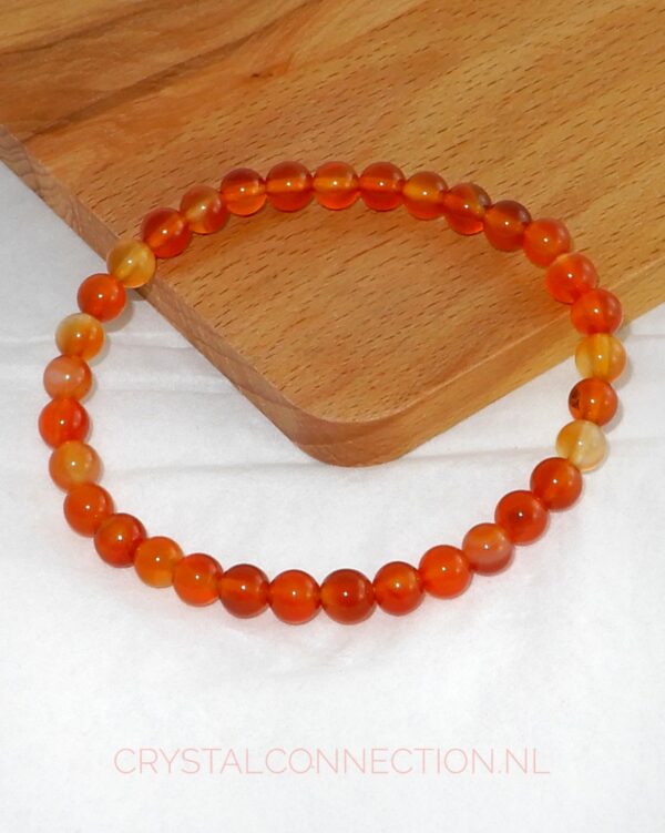 carneool-armband-kogel-6mm Calciet armband