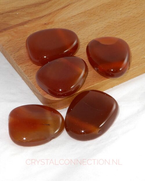 Carneool doorboorde hanger