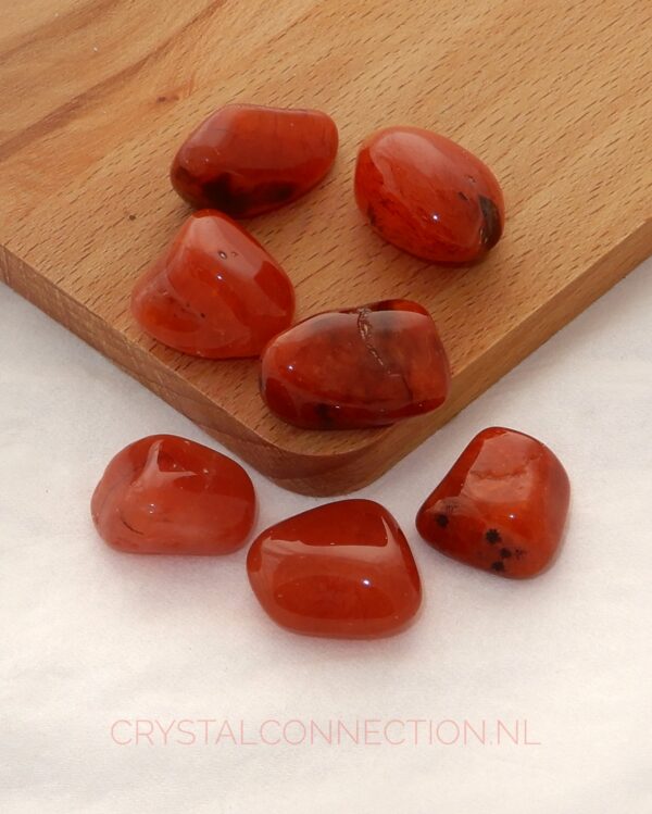 carneool-uruguay-trommelsteen Carneool trommelsteen