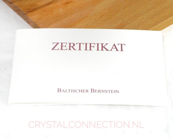 certificaat-barnsteen-ketting-milky Barnsteen ketting