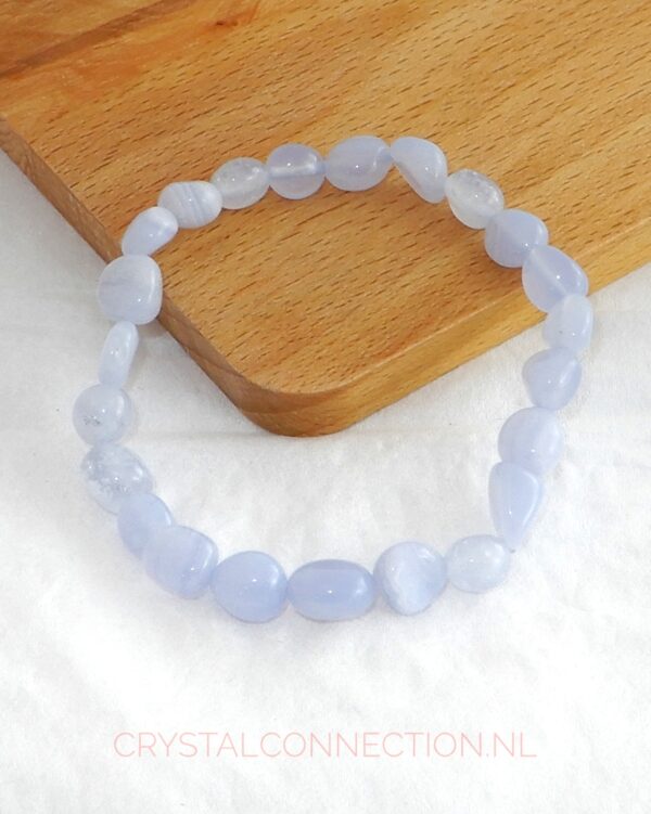 chalcedoon-armband-trommelsten Chalcedoon armband