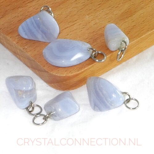 chalcedoon-hanger Chalcedoon voor dieren