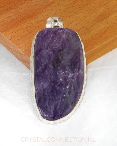 Charoiet zilveren hanger