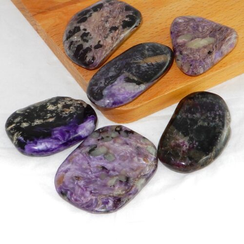 charoiet-schijfsteen-10-20g Charoiet schijfsteen