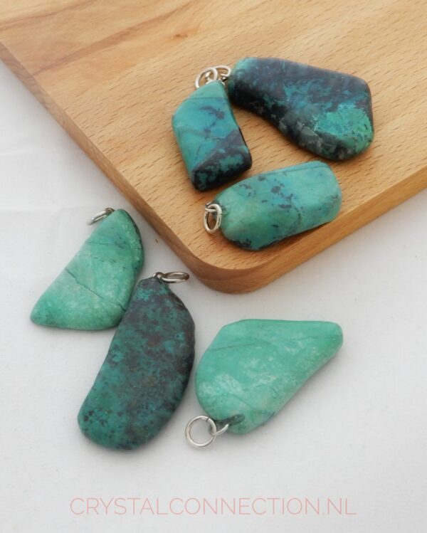 chrysocolla-hanger-groot-scaled Chrysocolla hanger