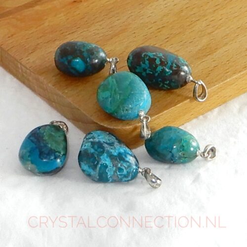 chrysocolla-hanger-zilv-oogje-1 Chrysocolla hanger
