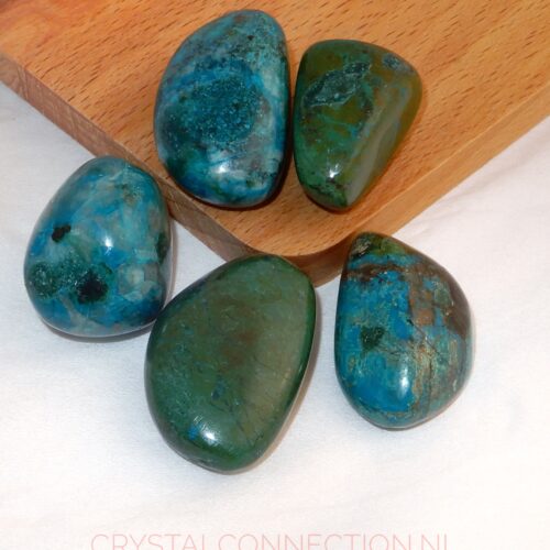 chrysocolla-trommelsteen-klein Chrysocolla trommelsteen