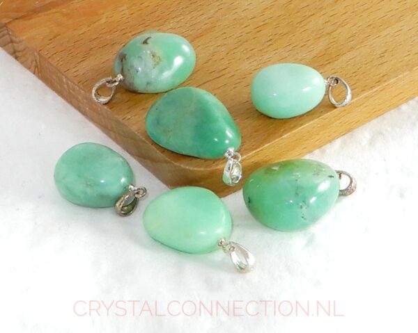 chrysopraas-hanger-zilv-oogje-1 Chrysopraas hanger