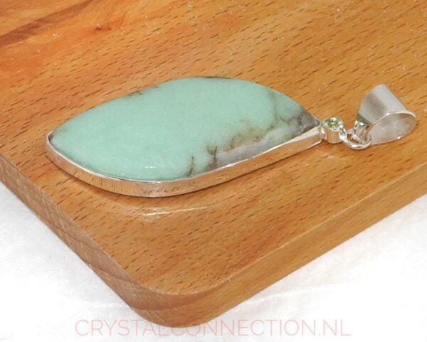 chrysopraas-hanger-zilver-no2-zij1 Chrysopraas zilveren hanger