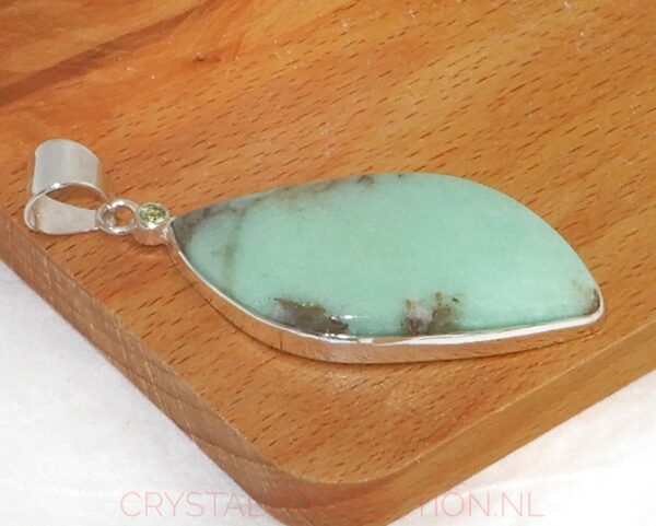chrysopraas-hanger-zilver-no2-zij2 Chrysopraas zilveren hanger