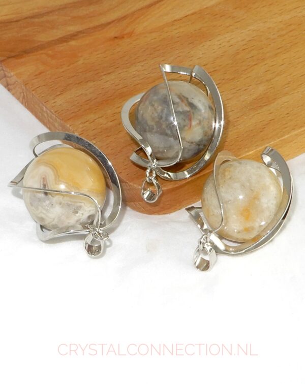 crazy-lace-agaat-kogel-hanger-2cm Crazy Lace Agaat kogelhanger