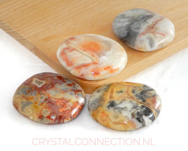 crazy-lace-agaat-schijfsteen-30-40g Crazy Lace Agaat schijfsteen