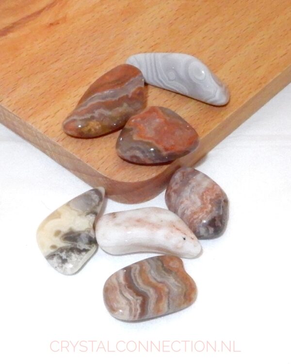 crazy-lace-agaat-trommelsteen Crazy Lace Agaat trommelsteen