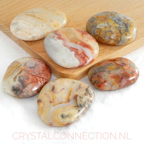 crazy-lace-schijfsteen-20-30g Crazy Lace Agaat schijfsteen