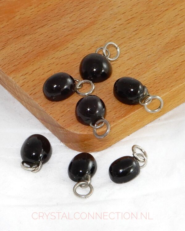 diopsiet-ster-hanger-klein Danburiet geel trommelsteen