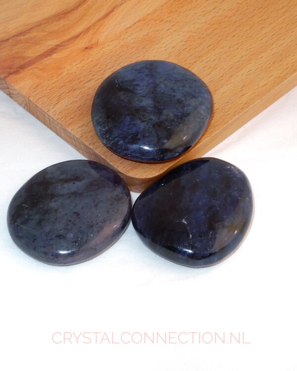 dumortieriet-schijfsteen-standaard Dumortieriet schijfsteen