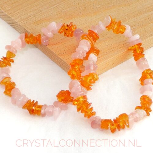 Energie vanuit het hart combi-set armband