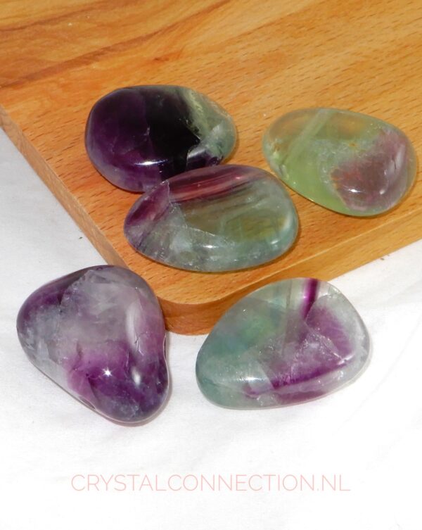 fluoriet-regenboog-doorboorde-hanger Fluoriet doorboorde hanger