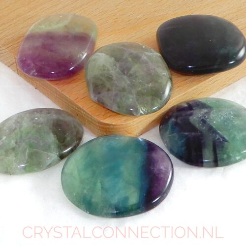 fluoriet-schijfsteen-15-25g Fluoriet schijfsteen