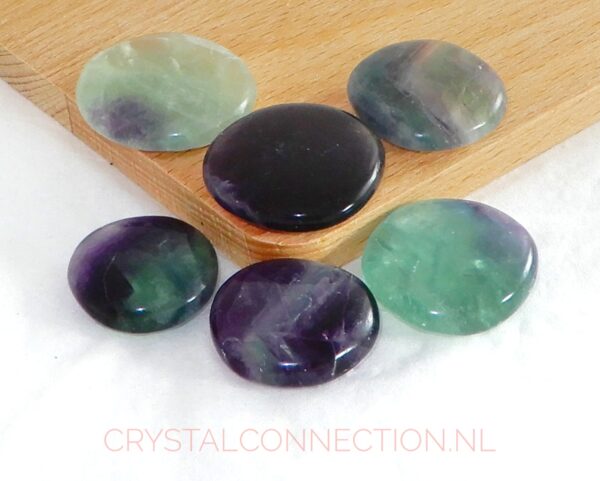 fluoriet-schijfsteen-5-15g Fluoriet schijfsteen