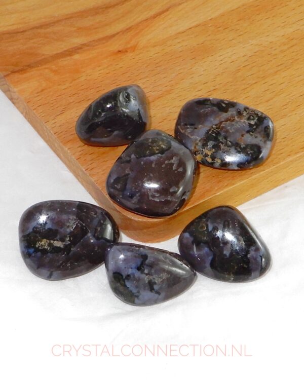 gabbro-trommelsteen-5-10g Gabbro trommelsteen