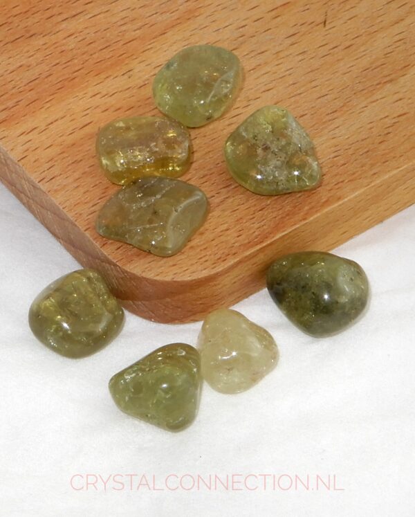 granaat-groen-trommelsteen-klein Granaat trommelsteen