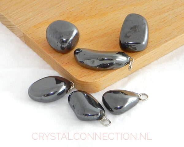 hematiet-hanger-groot Hematiet druppelhanger