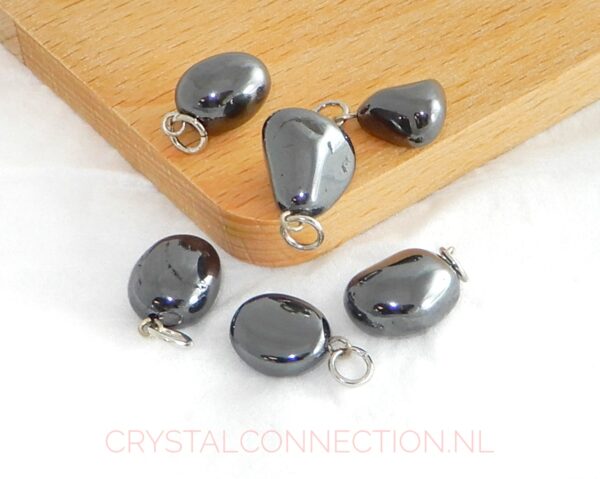 hematiet-hanger-klein Hematiet druppelhanger