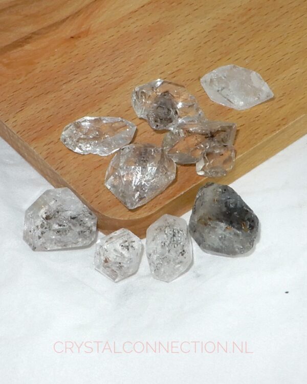 herkimer-ruw-b-kwaliteit Herkimer diamant kristal