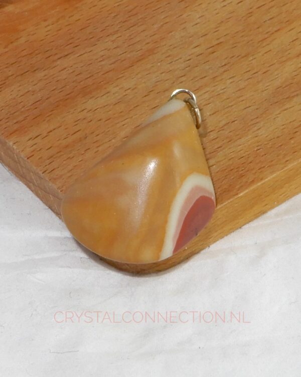 hickoriet-hanger-uniek Kattenoogkwarts hanger