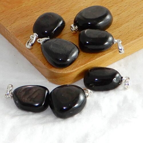 hyperstheen-hanger-zilv-oogje Hyperstheen hanger