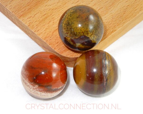 jaspis-bont-bol-2cm Amethist bol