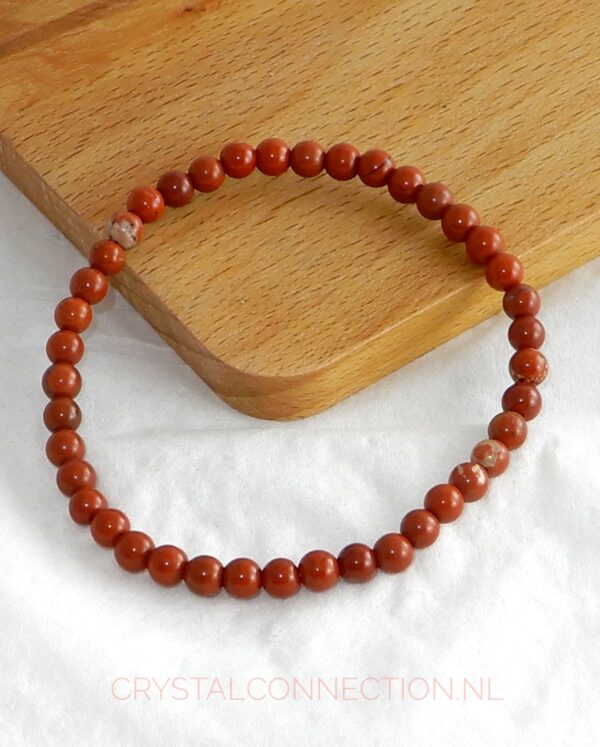 Jaspis rood armband