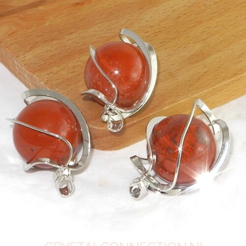jaspis-rood-kogel-hanger-2cm Jaspis rood kogelhanger