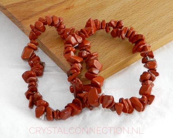 Jaspis rood armband