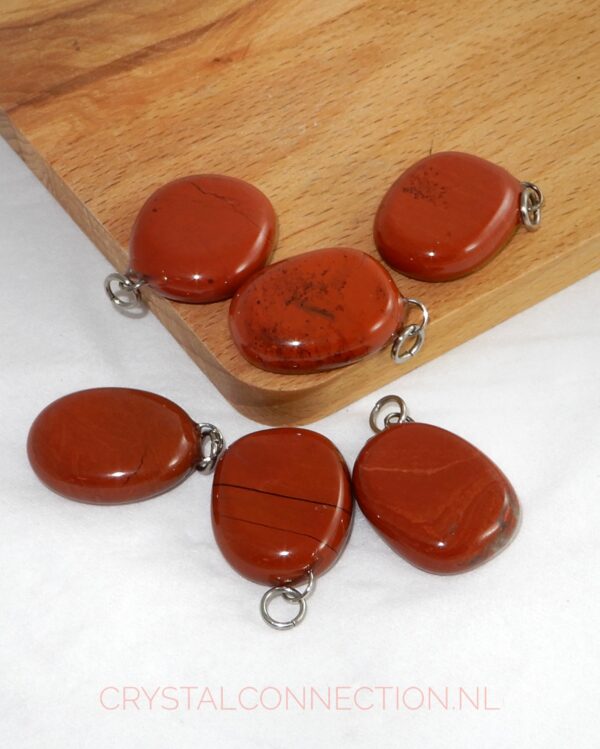 jasps-rood-hanger-plat Jaspis rood hanger