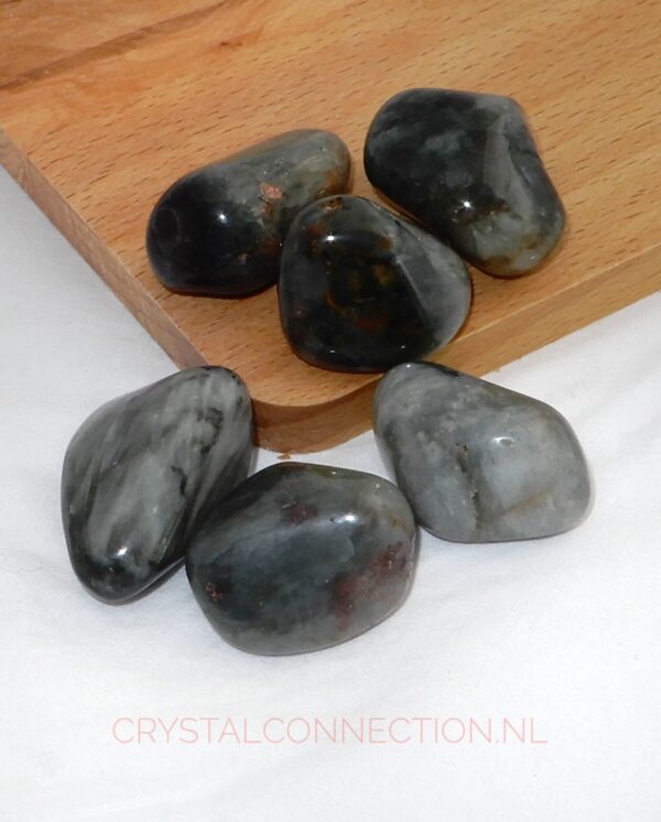 Kattenoogkwarts trommelsteen