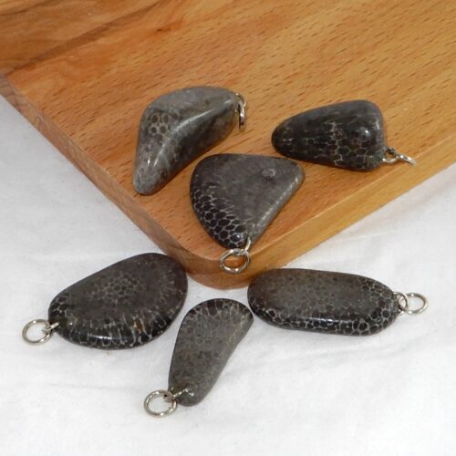 koraal-agaat-hanger Agaatkoraal hanger