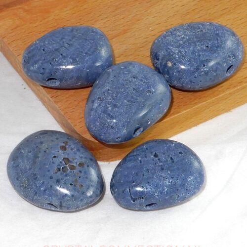 koraal-blauw-doorboorde-hanger Koraal blauw doorboorde hanger