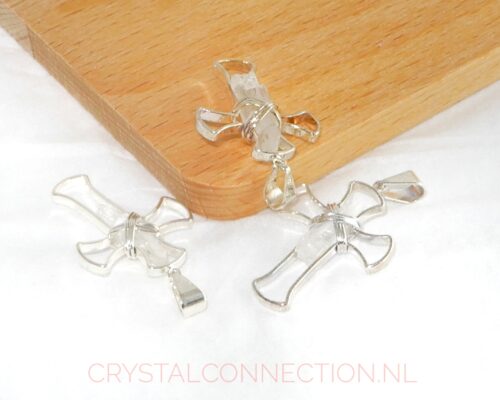 Bergkristal kruishanger