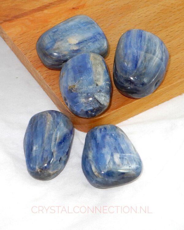 kyaniet-doorboorde-hanger Landschapsjaspis doorboorde hanger