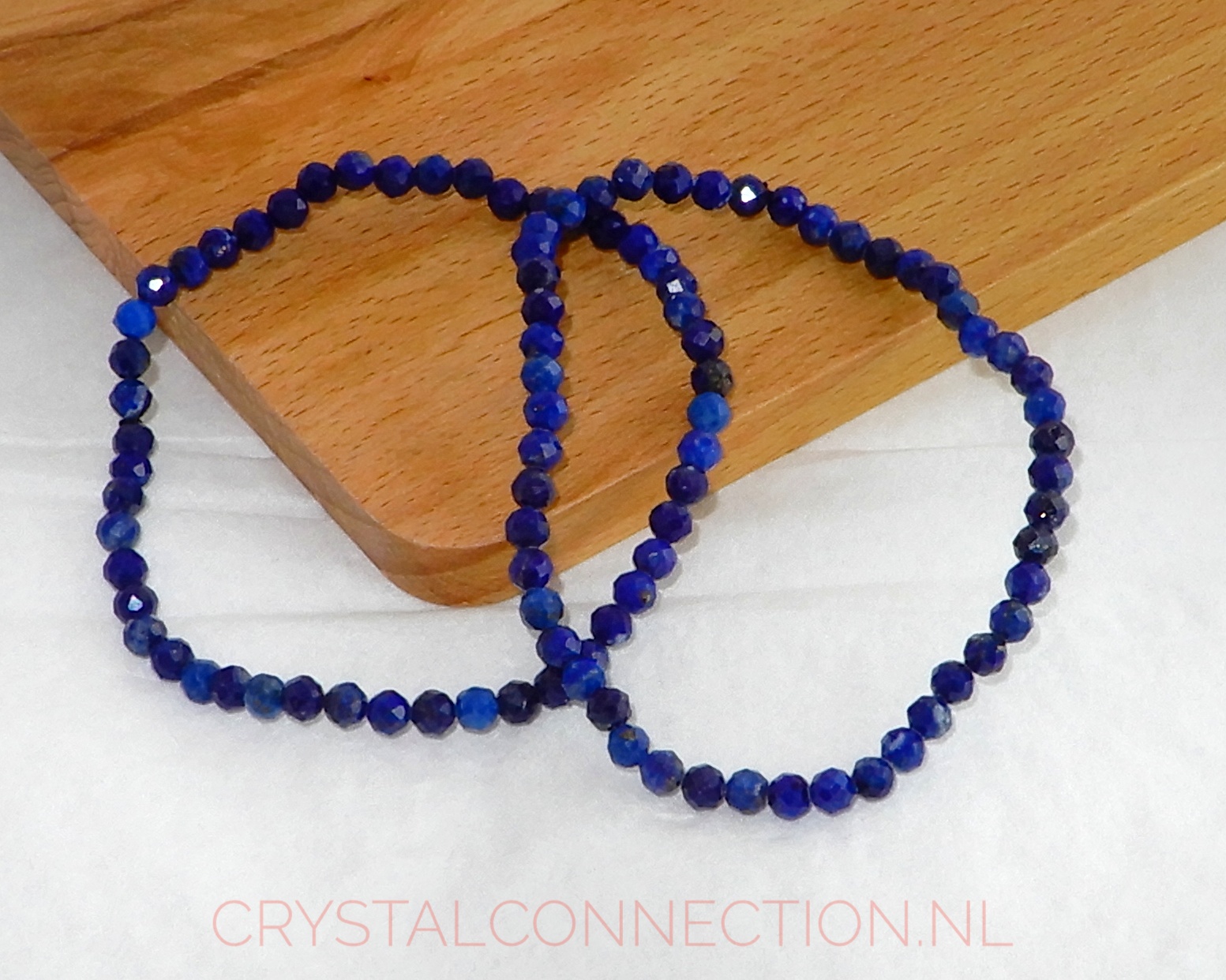 Lapis lazuli armband facet geslepen 4mm