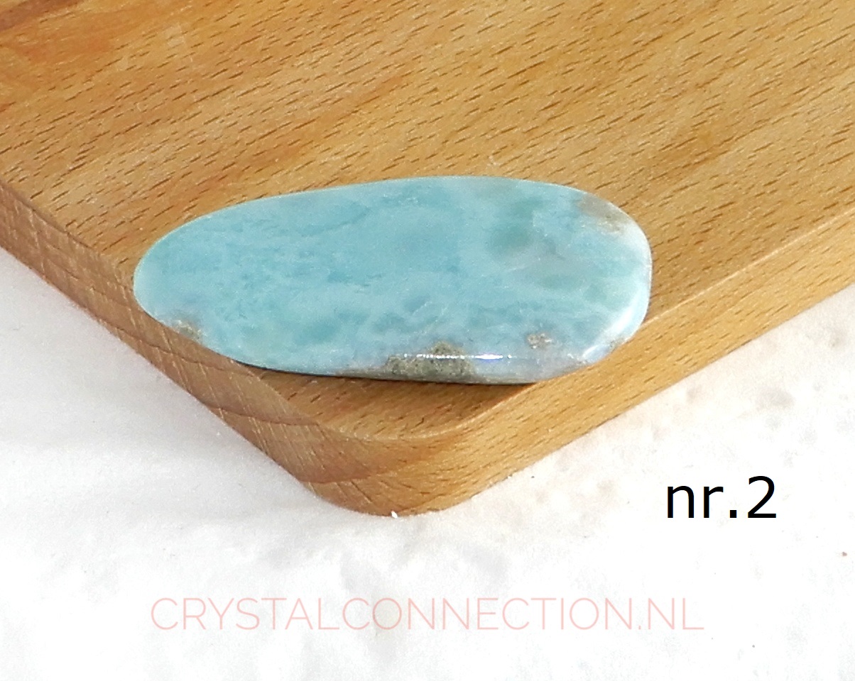 Larimar schijfsteen