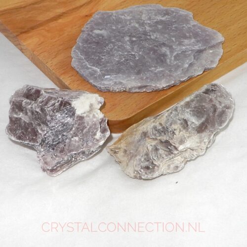 lepidoliet-ruw-groot Lepidoliet plakje ruw