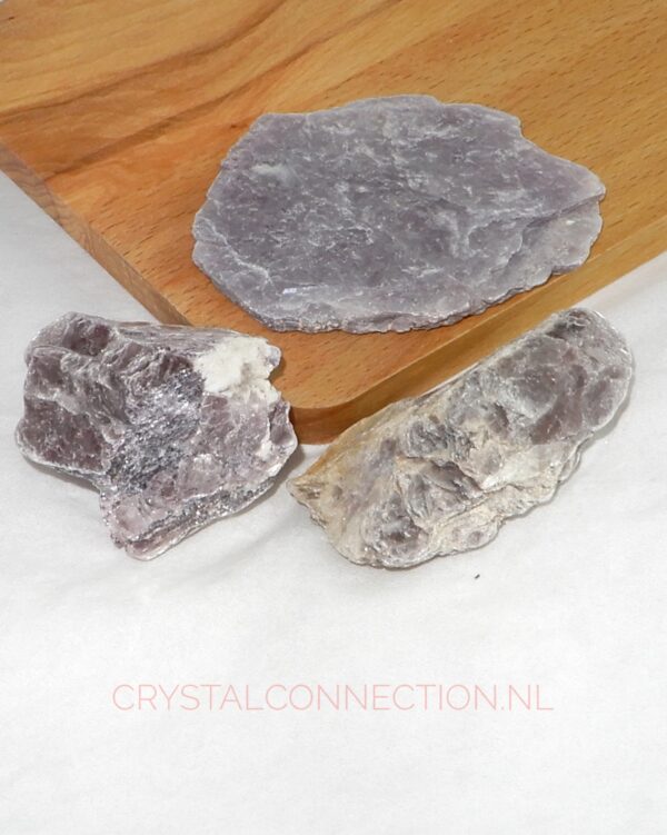 lepidoliet-ruw-groot Lepidoliet plakje ruw