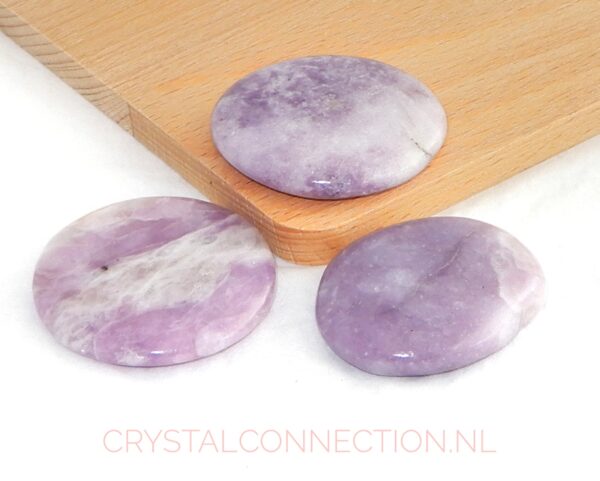 lepidoliet-schijfsteen-30-40g Lepidoliet schijfsteen